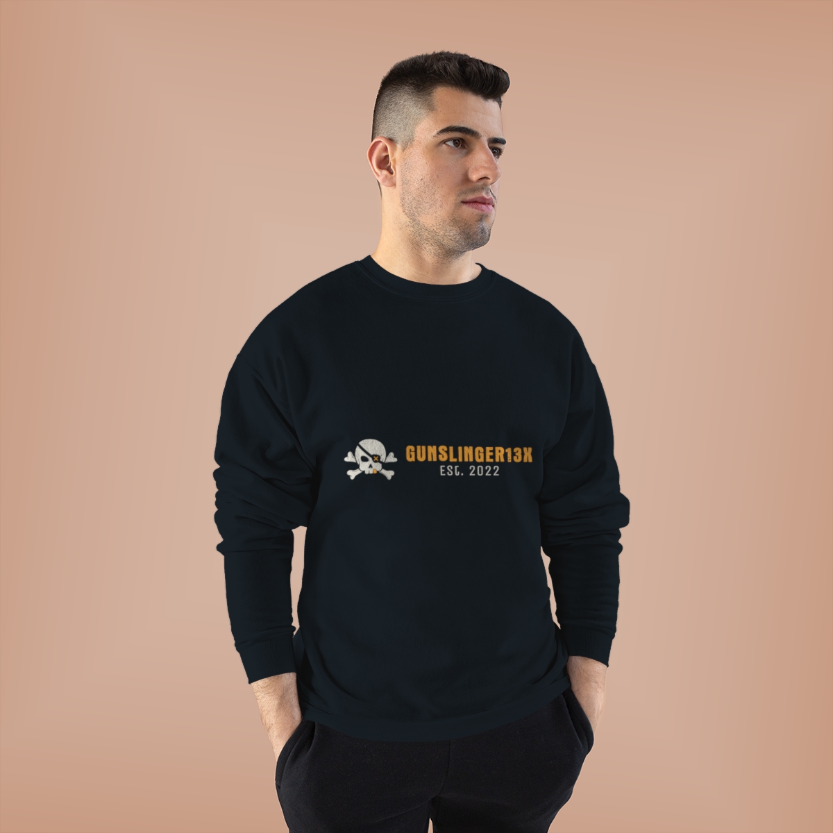 Classic Logo - EcoSmart® Crewneck Sweatshirt, Black