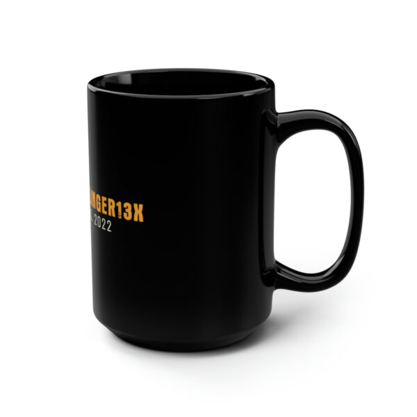 Classic Logo Black Mug, 15oz