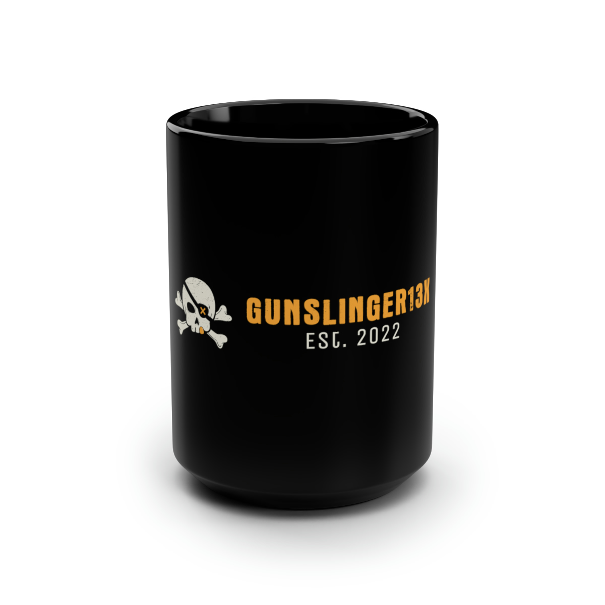 Classic Logo Black Mug, 15oz